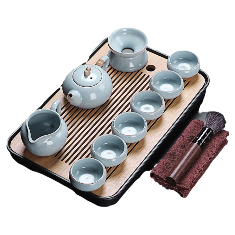 景德镇汝窑功夫茶具套装家