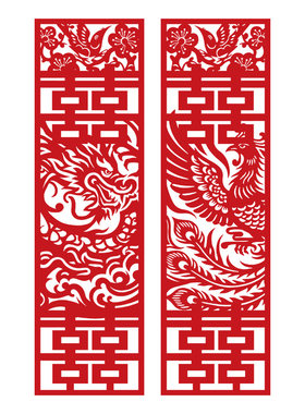 婚房布置沙发背景墙长条喜字