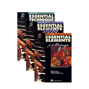 弦乐的基本要素 钢琴伴奏 教材 全套共一至三卷 Hal Leonard海伦德原版进口乐谱书 Essential Elements for Strings