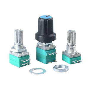 RK097NS G N单联双联电位器 B5K/10K/20K/50K/100K功放电位器音响