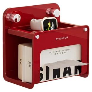 ININHOME吸盘卫生间壁挂抽纸盒湿厕纸洗脸巾卷纸置物架厕所纸巾盒