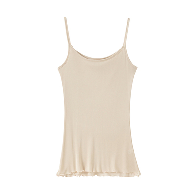 吊带小背心女士2026新款夏季桑蚕丝打底上衣内搭外穿白色显瘦薄款