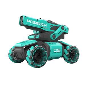 射水遥控坦克车汽车男孩玩具日礼物儿童新年特技车漂移车2026爆款