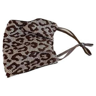 秋冬季口罩女士高颜值2025新款成人时尚豹纹加厚保暖防寒防风口罩