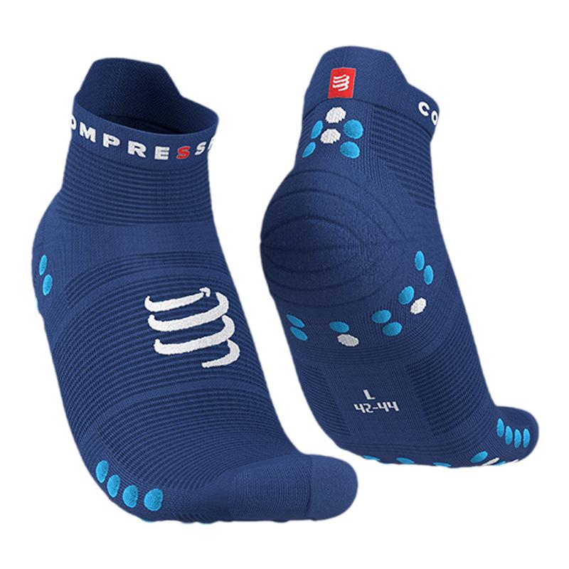 COMPRESSPORT运动袜V4.0跑步越野袜3D豆袜男女款减震压缩袜防滑