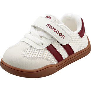 牧童宝宝学步鞋男2026夏季新款透气网面婴幼儿德训鞋女童软底童鞋