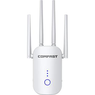 COMFAST CF-WR758AC双频5G四天线1200兆WIFI信号扩大器WiFi放大器无线增强wife信号中继接收家用路由加强扩展