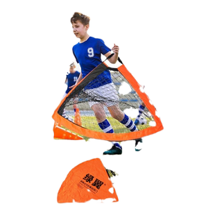 绿翼折叠儿童足球门家用户外可移动便携三人五人制幼儿园训练器材