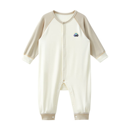 十月结晶粒粒阳光秋季婴儿衣服向