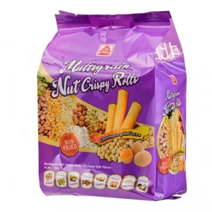 台湾北田99能量棒鹰嘴豆蛋黄夹心糙米卷坚果蛋白棒150g综合谷物