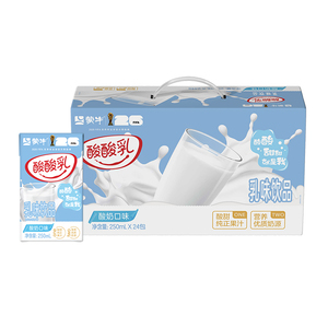 蒙牛酸酸乳酸奶味250ml&times;24包