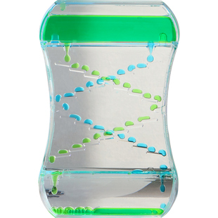 网红创意油漏动感滑梯桌面摆件沙漏计时器解压儿童玩具毕业礼物品