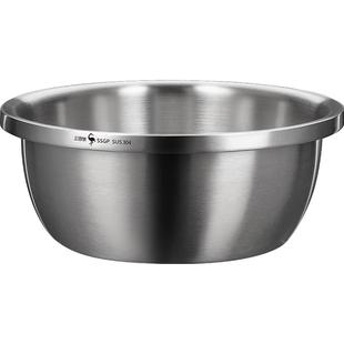 三四钢®特厚316L不锈钢盆食品级碗家用和面盆沥水篮洗菜盆子304