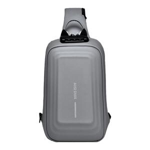 硬壳机车胸包大容量单肩斜挎潮流防水机能包时尚密码锁运动包包邮