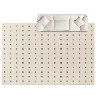 赛波斯黑石公寓可拆洗双层地毯法式中古轻奢高级感可机洗卧室客厅