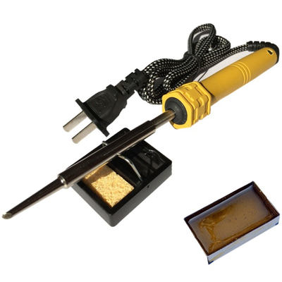 银星25W紫铜头电烙铁套装35W内热式布线烙铁电子焊接工具家用包邮