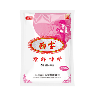 国莎 西宝增鲜粉末味精454g*3袋 正宗四川烧烤凉菜调料厨房调味品