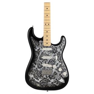 Fender纷达 限定版黑色佩斯利 Stratocaster  电吉他