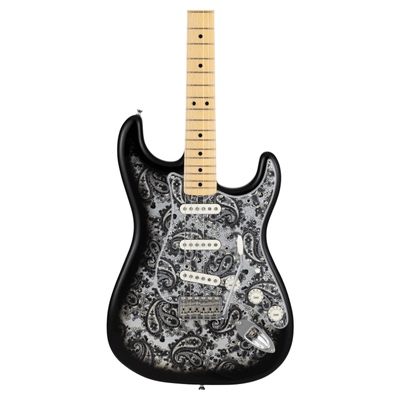 Fender纷达 限定版黑色佩斯利 Stratocaster  电吉他