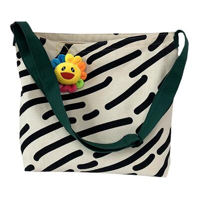 斜挎帆布包女单肩简约百搭帆布袋