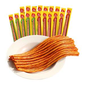 小呆呆零食店笑辣辣一根筋辣条8090回忆怀旧麻辣小包装面筋小零食小吃休闲食品