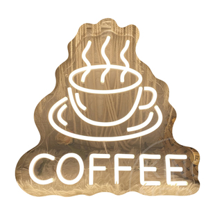 咖啡厅灯牌Cafe装饰灯Coffee咖啡店LED霓虹灯招牌发光字氛围定制
