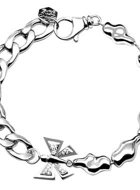 ace拼接ins潮风设计感蝴蝶异形珠