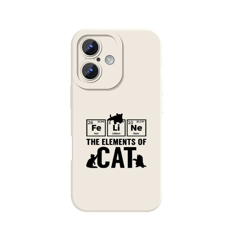 化学元素猫咪线条小猫理工周边