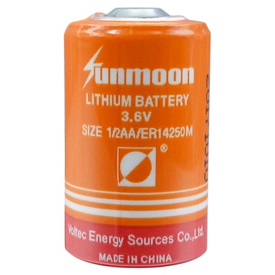 日月ER14250M锂电池3.6V 胰岛素泵福尼亚4代泵 1/2AA温控器报警器