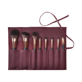 LEATHEROLOGY真皮卷帘化妆刷包高级便携小巧收纳旅行化妆包化妆袋