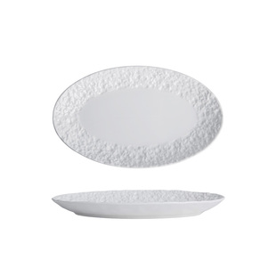 鱼盘家用高级感陶瓷盘子新款大号蒸鱼盘子菜盘创意寿司鱼形盘商用