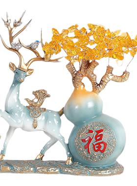 木锐树脂招财存钱罐中式办公室