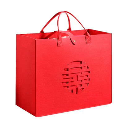 毛毡喜被收纳袋结实无异味