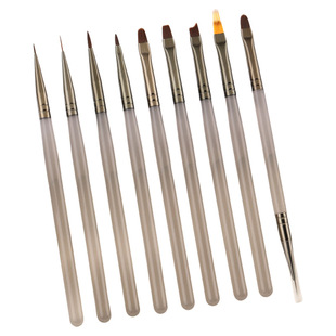 美甲笔全套美甲专用拉线双头笔渐变笔建构彩绘光疗雕花晕染底胶