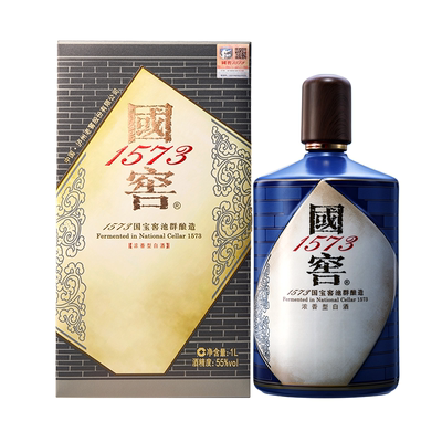 国窖1573高度55度礼盒浓香型白酒