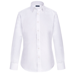 巴泽华白衬衫男修身免烫抗皱长袖商务正装衬衫高级感上班西装衬衣