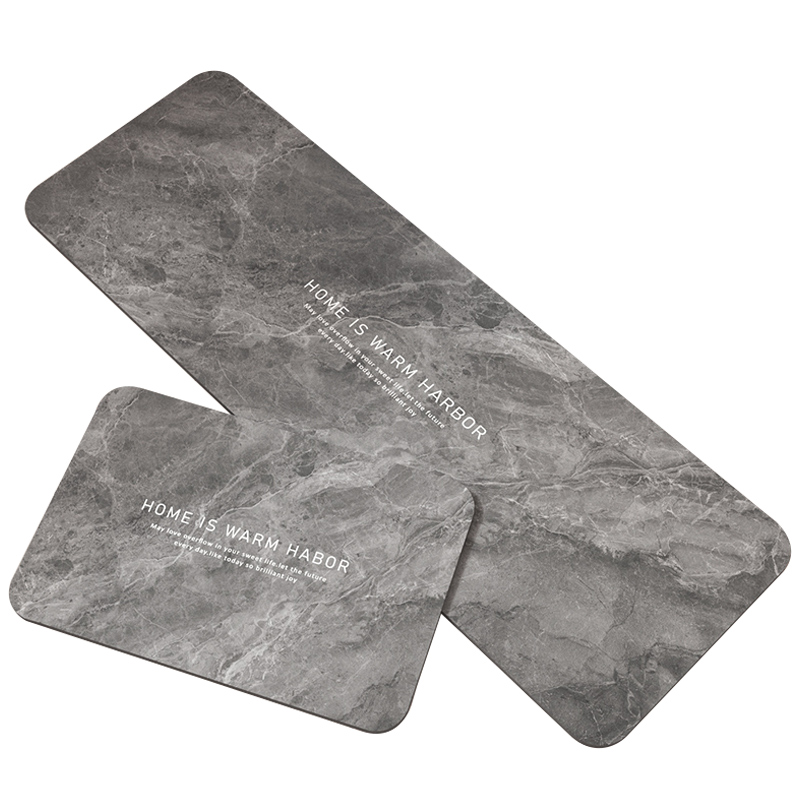 厨房地垫防滑防油免洗可擦软硅藻泥吸水吸油脚垫专用防水防脏地毯