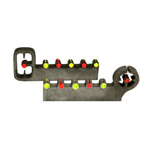 弹弓大全配件专用激光瞄弓改装螺丝瞄具排瞄瞄准器狙击钛合金瞄具