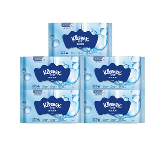 舒洁湿厕纸Kleenex40抽洁厕卫生湿纸巾厕纸可冲马桶卫生湿巾
