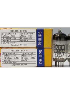 议价ECC81 12AT7  NOS 全新带盒 荷兰制造 Amplitrex 测试 1 匹配