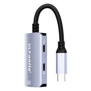 适用于AR智能眼镜雷鸟转接器华为Glass/XREAL nreal转换hub拓展坞switch手机平板电脑投屏转换头边冲边用配件