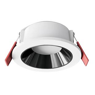 全光谱LED无主灯深杯防眩筒灯客厅嵌入式孔灯三色光开孔7.5-9.5cm