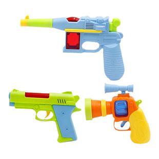 1-2岁男孩儿童玩具枪投影电动声光幼儿卡通发声发光恐龙变形