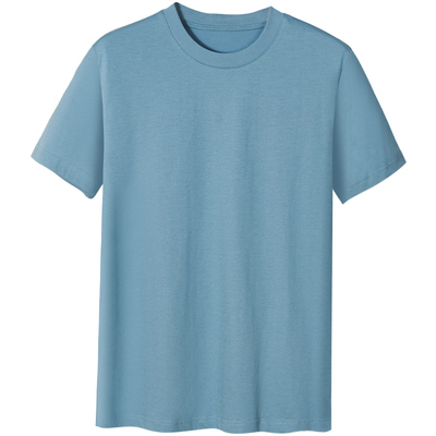 短袖基础百搭丝光棉圆领T恤