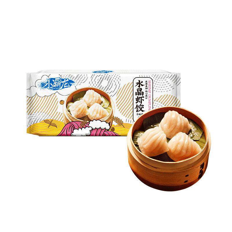 小霸龙水晶虾饺港式虾饺皇广式早茶即食半成品懒人早餐茶楼同款
