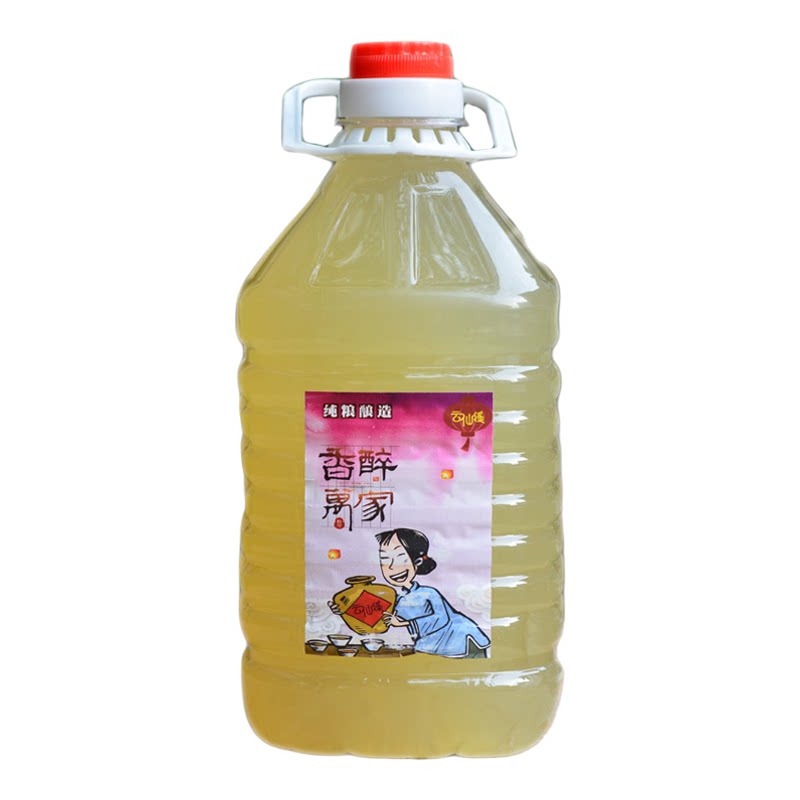 龙岩长汀客家米酒农家自酿鲜榨鲜甜低度微醺甜米酒5斤装包邮
