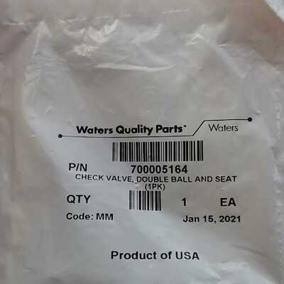 议价waters沃特世700005164或289001940，waters check value