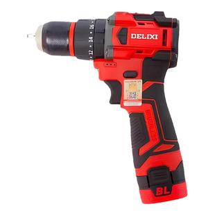 德力西手电钻无刷锂电小钢炮手枪钻电动螺丝刀家用多功能冲击钻