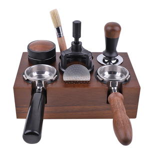 51/54/58mm惠家lelit卡法多功能咖啡压粉座手柄压粉锤布粉器套装