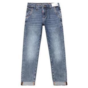 斜插裤兜夏季新款牛仔裤男九分裤高端潮牌弹力修身小脚长裤薄款